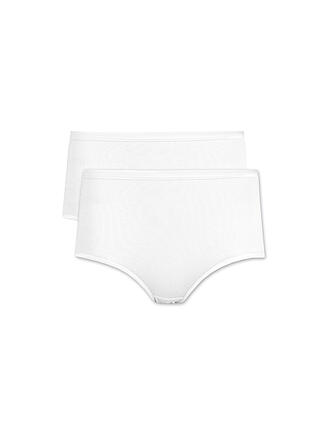 NINA VON C | Slip a vita alta, confezione da 2, bianco