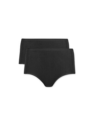NINA VON C | Slip a vita alta, pacco da 2, BASE nero