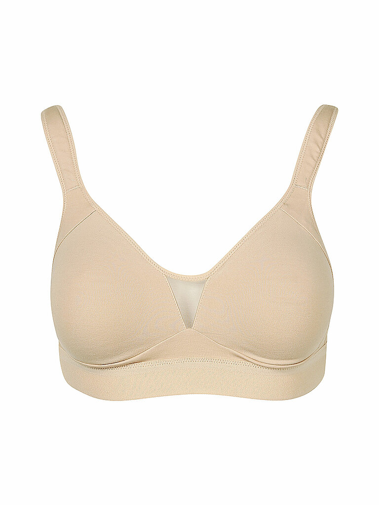 Reggiseno wellness senza ferretto COTTON SHAPE caramello beige 90E