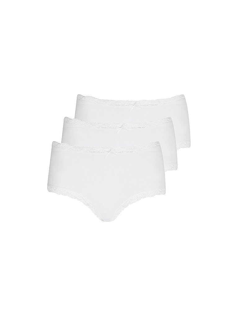 Slip a vita alta 3 pz. COSY bianco bianco 44
