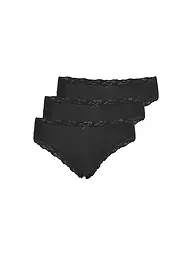 NINA VON C | Jazzpants confezione da 3 tinto rosso | Nero