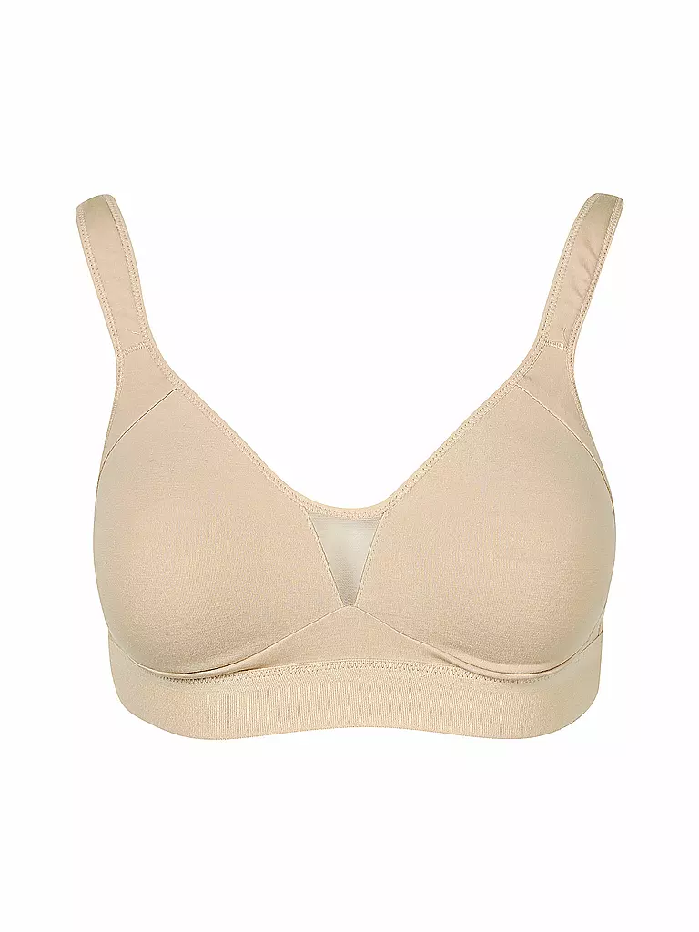 NINA VON C | Reggiseno wellness senza ferretto Cotton Shape Caramello | Beige