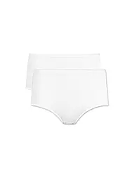 NINA VON C | Slip a vita alta, confezione da 2, nero | Bianco