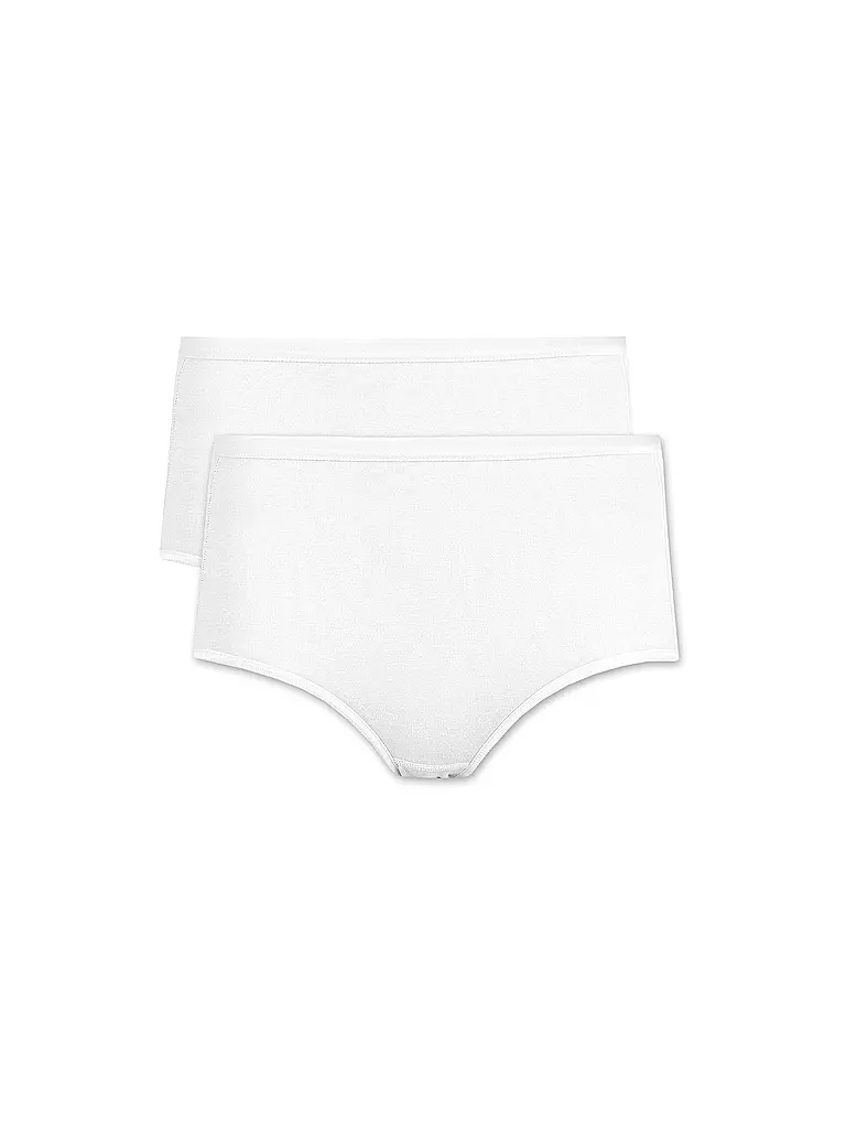 NINA VON C | Slip a vita alta, confezione da 2, bianco | Bianco