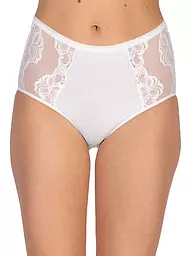 NINA VON C | Slip a vita alta con pizzo bianco | Bianco