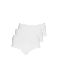 NINA VON C | Slip a vita alta, confezione da 3, nero | Bianco