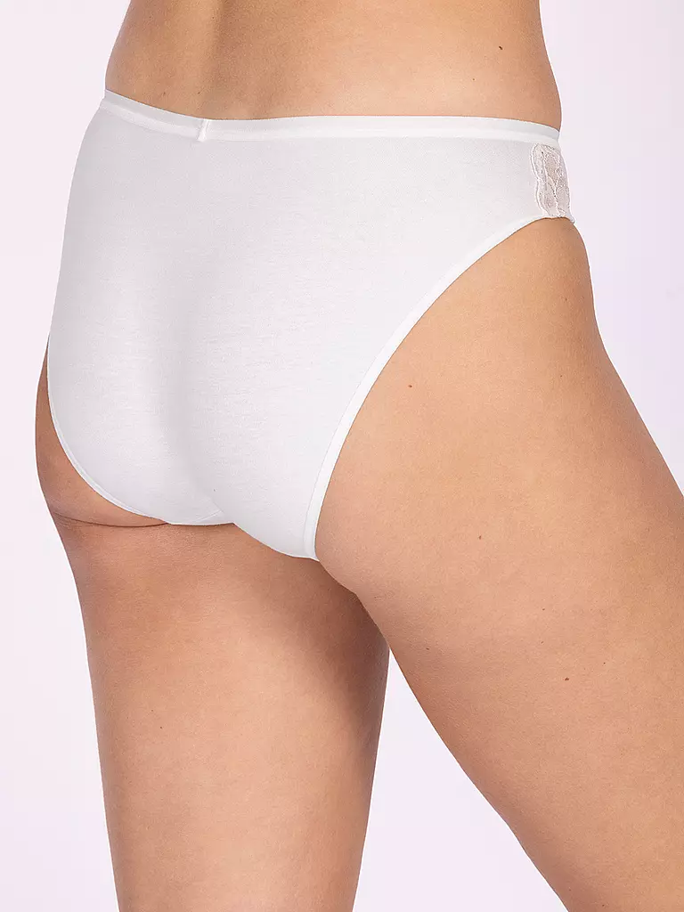 NINA VON C | Slip con pizzo bianco | 