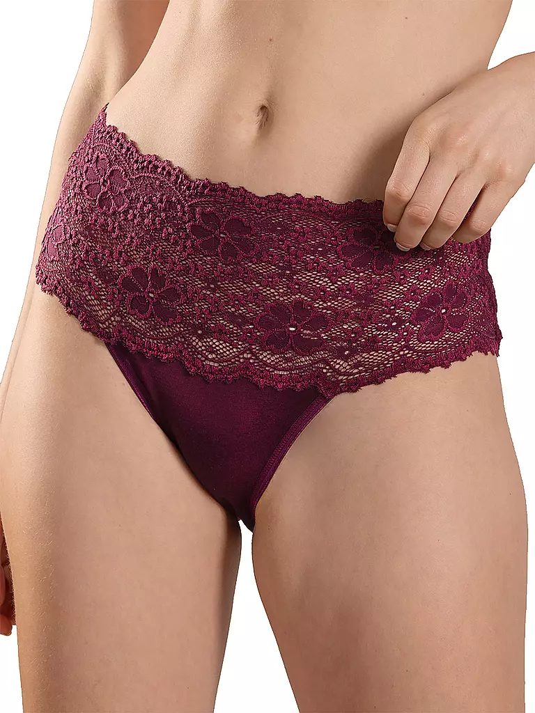 NINA VON C | Slip tino rosso | Rosso scuro