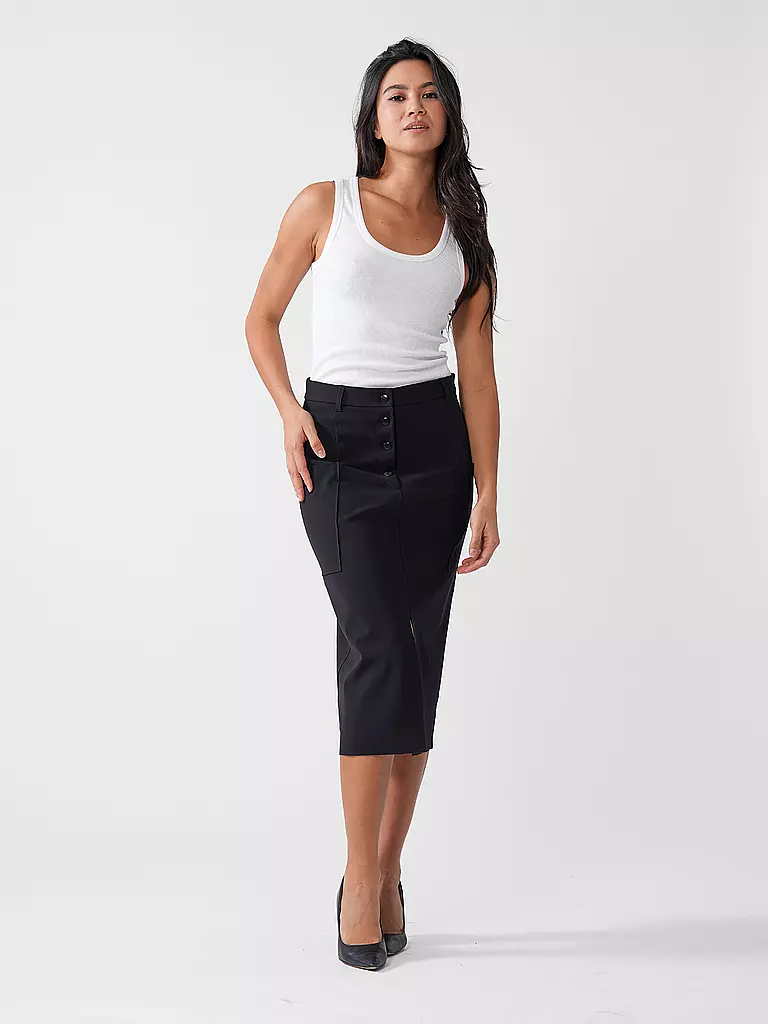 NINETO9 | Midi skirt | Nero