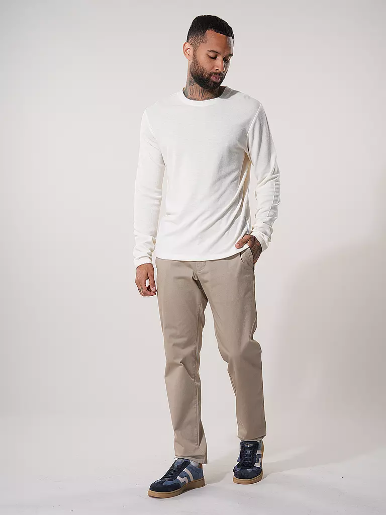 NN.07 | Langarmshirt CLIVE | Bianco
