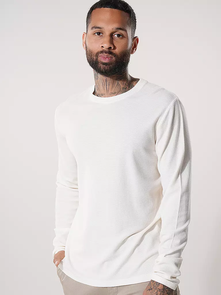 NN.07 | Langarmshirt CLIVE | Bianco