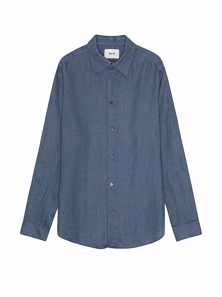 NN.07 | Leinenhemd ENZO | Blu