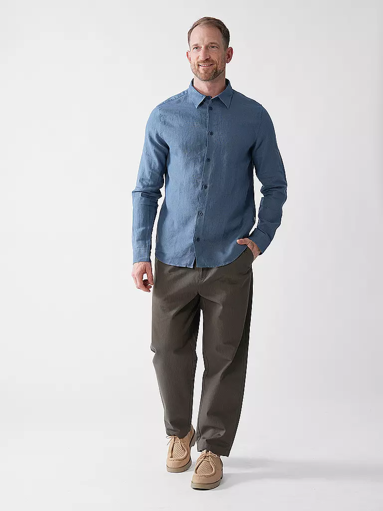 NN.07 | Leinenhemd ENZO | Blu