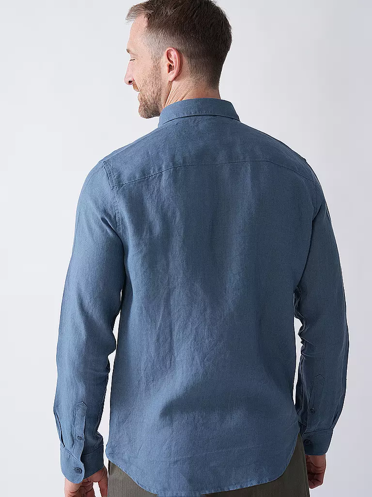NN.07 | Leinenhemd ENZO | Blu