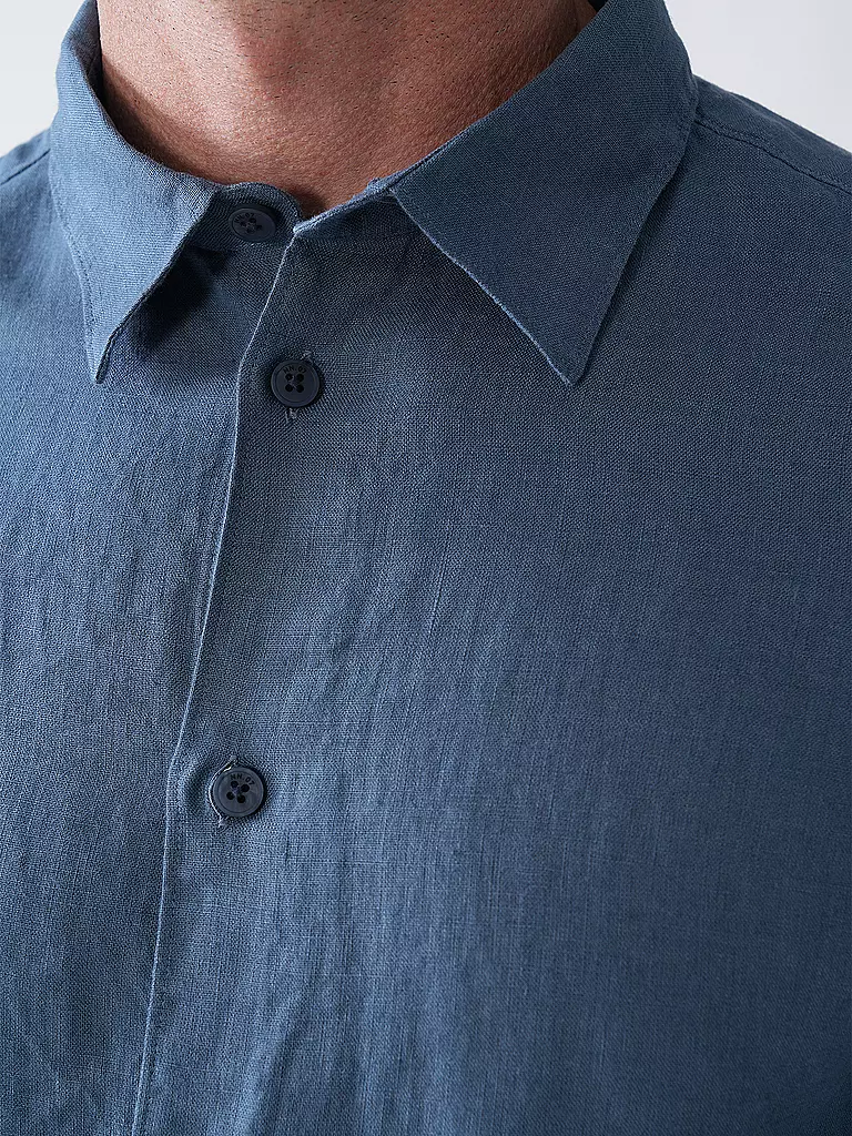 NN.07 | Leinenhemd ENZO | Blu