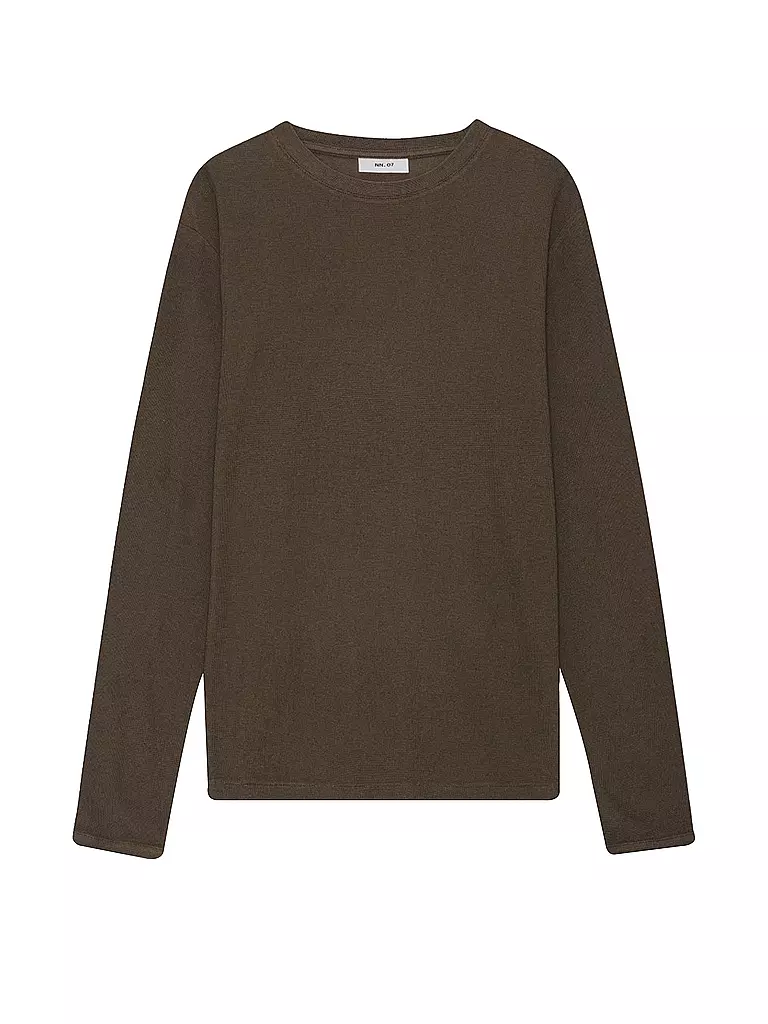 NN.07 | Maglietta a maniche lunghe CLIVE | Marrone