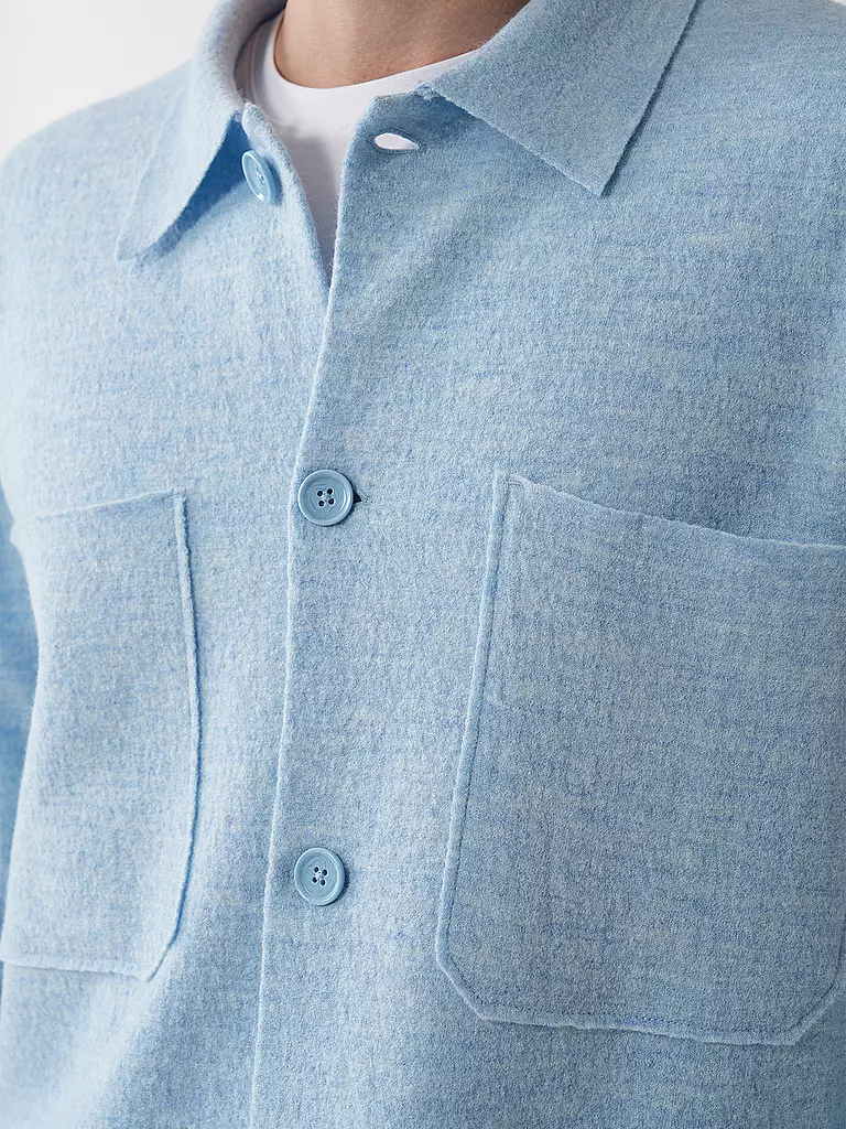NN.07 | Overshirt JONAS | Blu chiaro