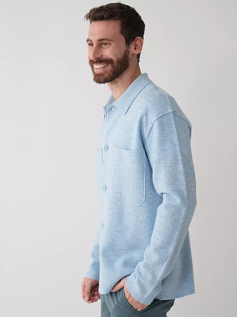 NN.07 | Overshirt JONAS | Blu chiaro