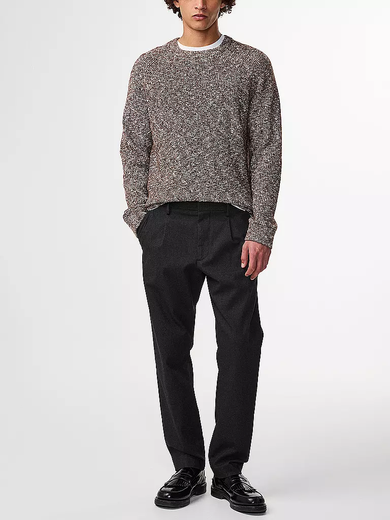 NN.07 | Pullover JACOBO BOUCLE | Marrone