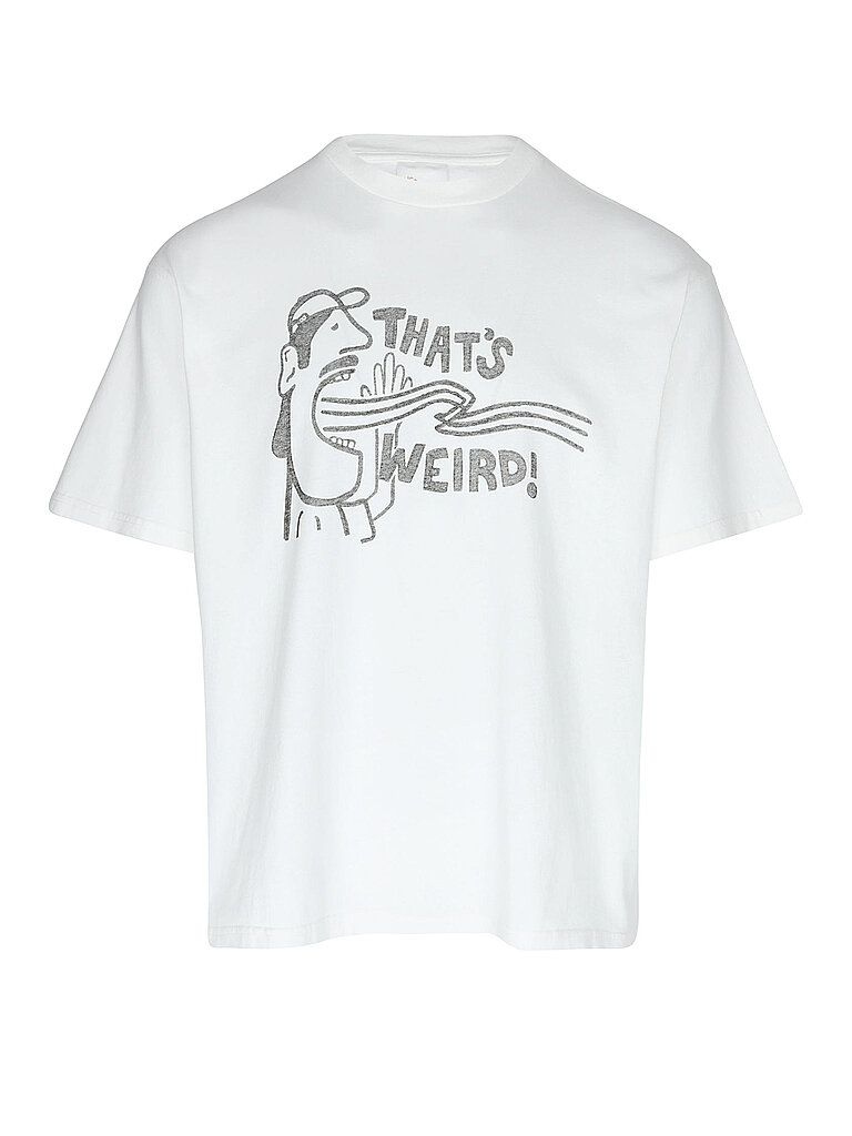 T-Shirt THATS WEIRD bianco XL