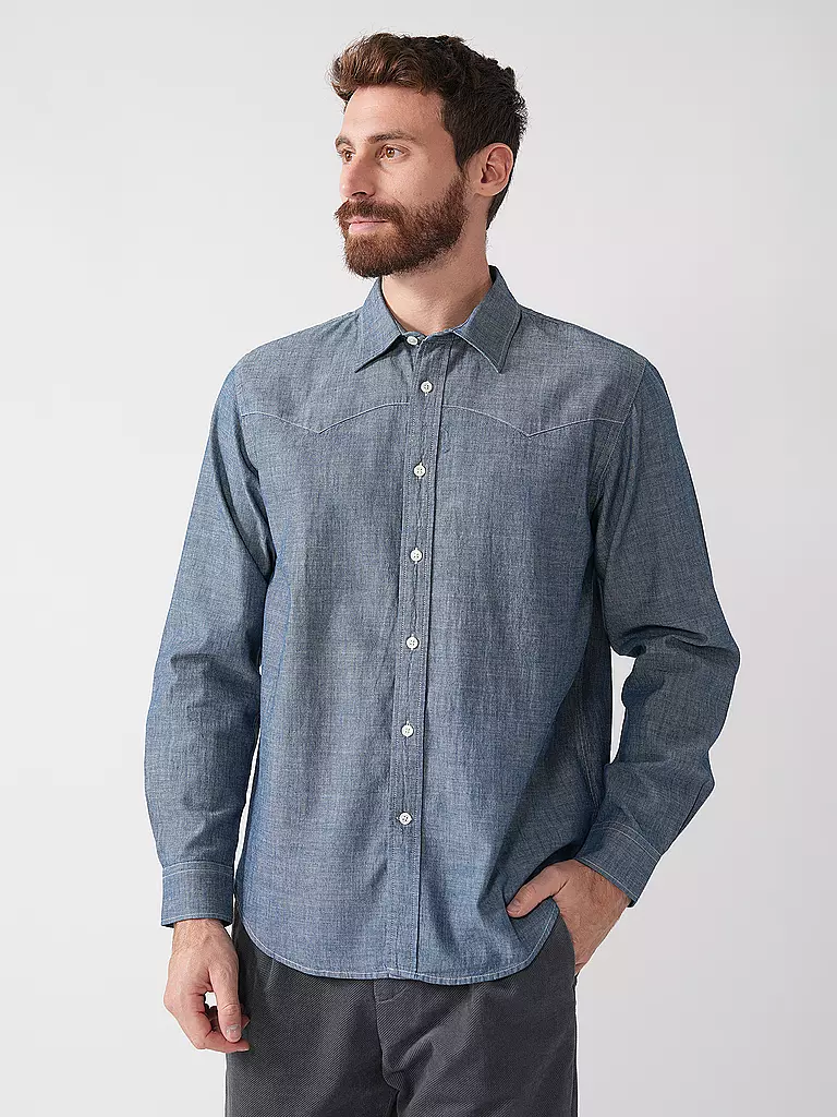 NUDIE JEANS | Camicia Regular Fit GEORGE CHAMBRAY |