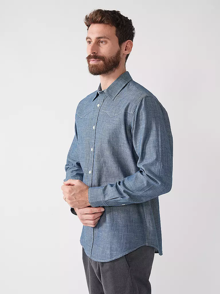 NUDIE JEANS | Camicia Regular Fit GEORGE CHAMBRAY |
