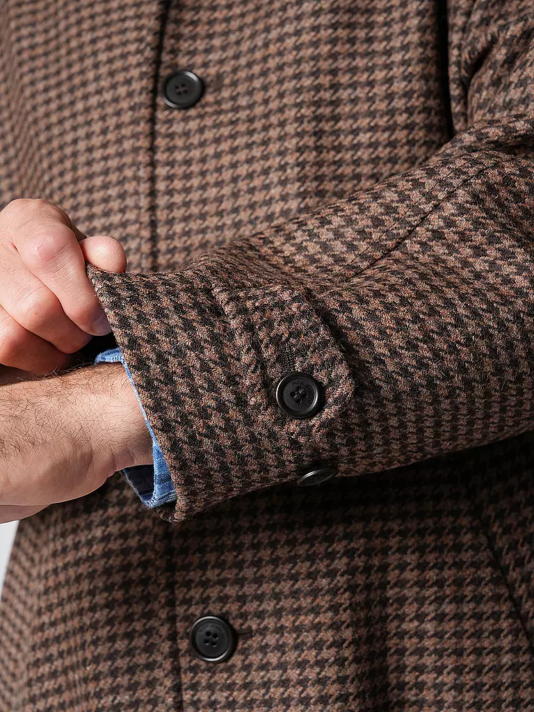 NUDIE JEANS | Cappotto di lana WILL | Marrone