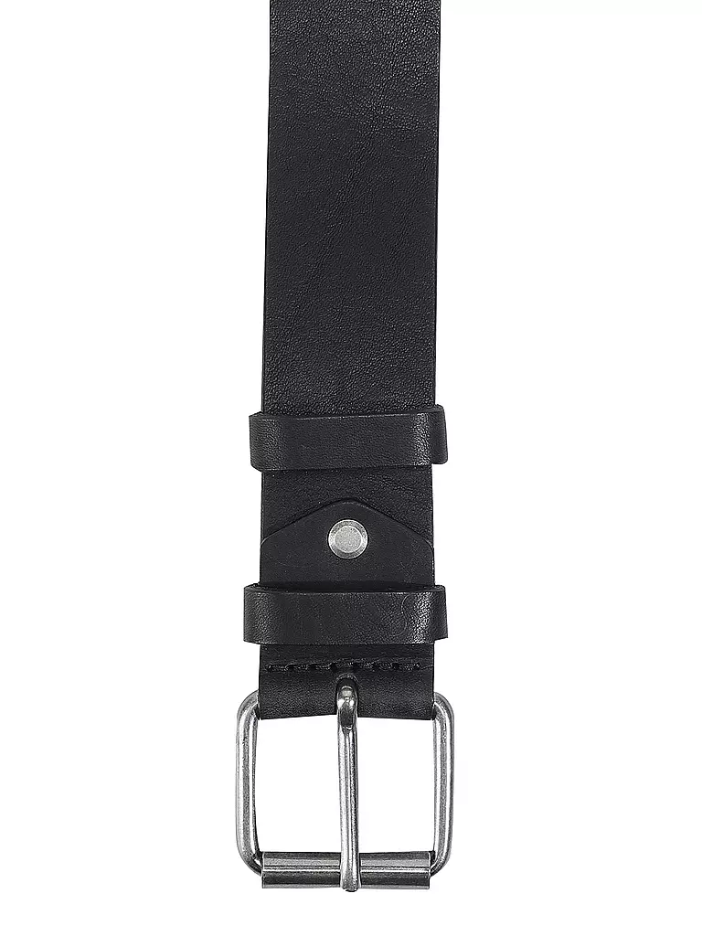 NUDIE JEANS | Cintura in pelle Pedersson | Nero