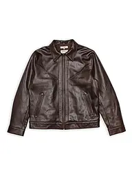 NUDIE JEANS | Giacca in pelle JOPPE WESTERN | Marrone