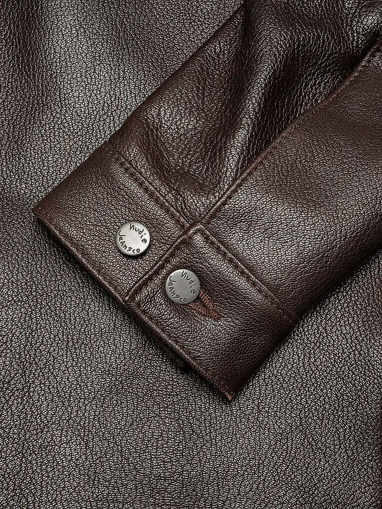 NUDIE JEANS | Giacca in pelle JOPPE WESTERN | 
