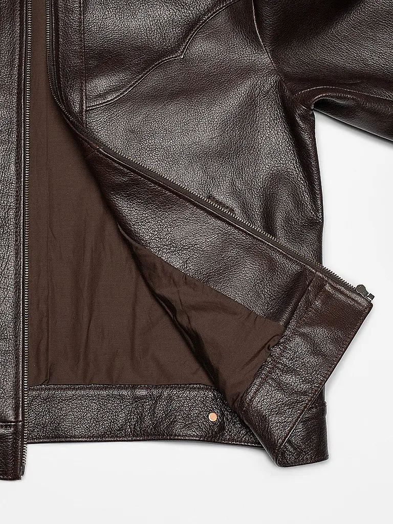 NUDIE JEANS | Giacca in pelle JOPPE WESTERN | 