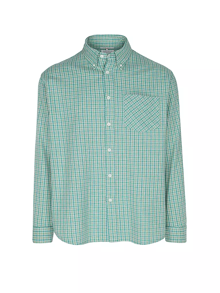 NUDIE JEANS | Hemd Regular Fit  | Verde chiaro