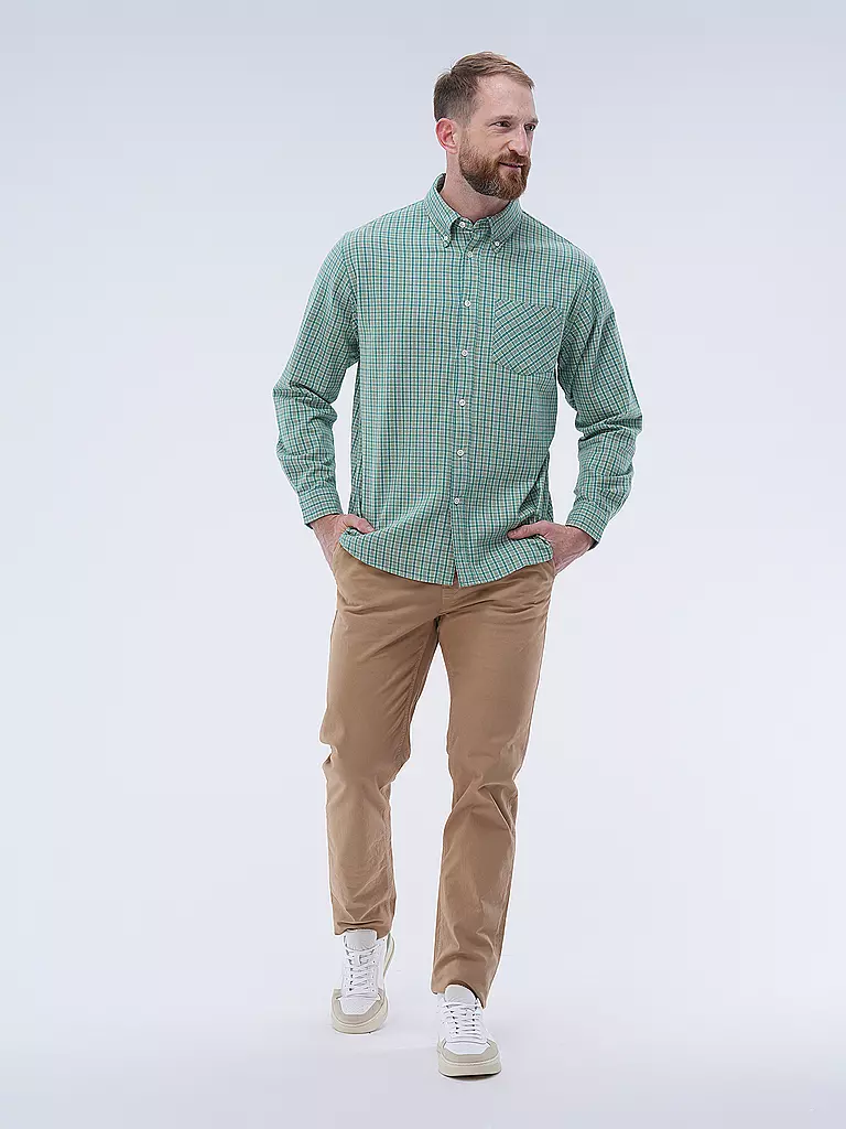 NUDIE JEANS | Hemd Regular Fit  | Verde chiaro