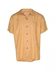 NUDIE JEANS | Hemd Slim Fit ARVID 50S HAWAII | Arancione