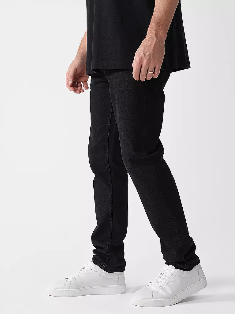 NUDIE JEANS | Jeans Regular Fit SOLID OLLIE BLACK STEEL |