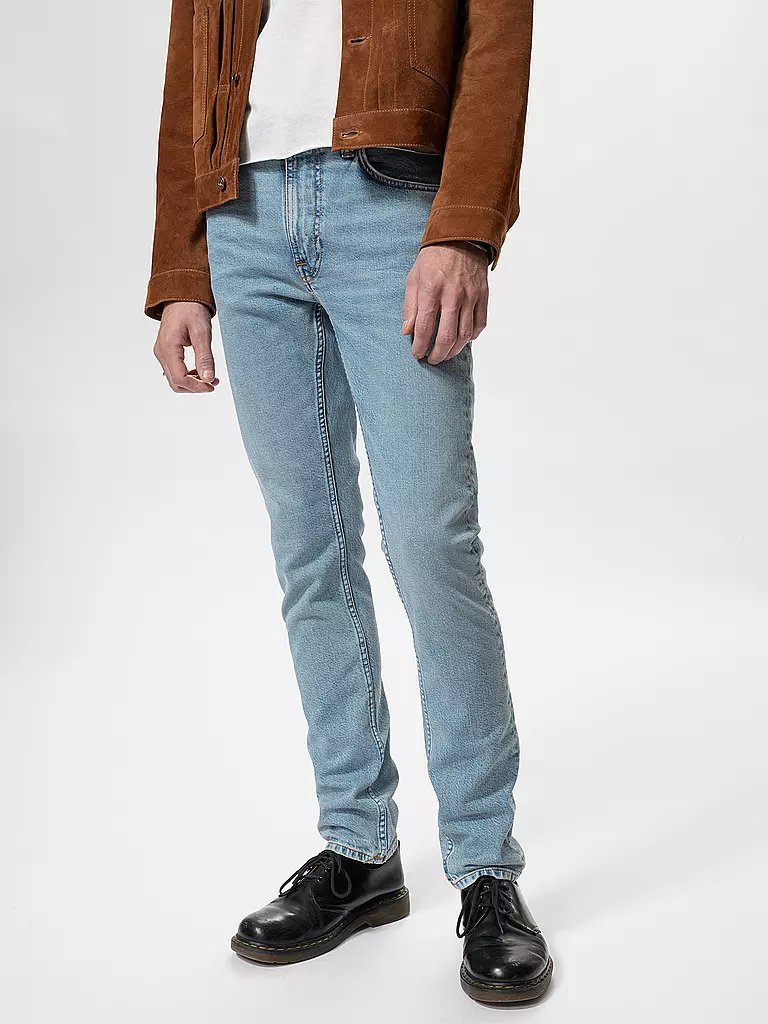 NUDIE JEANS | Jeans Slim Fit LEAN DEAN BLUE NOISE | Blu chiaro