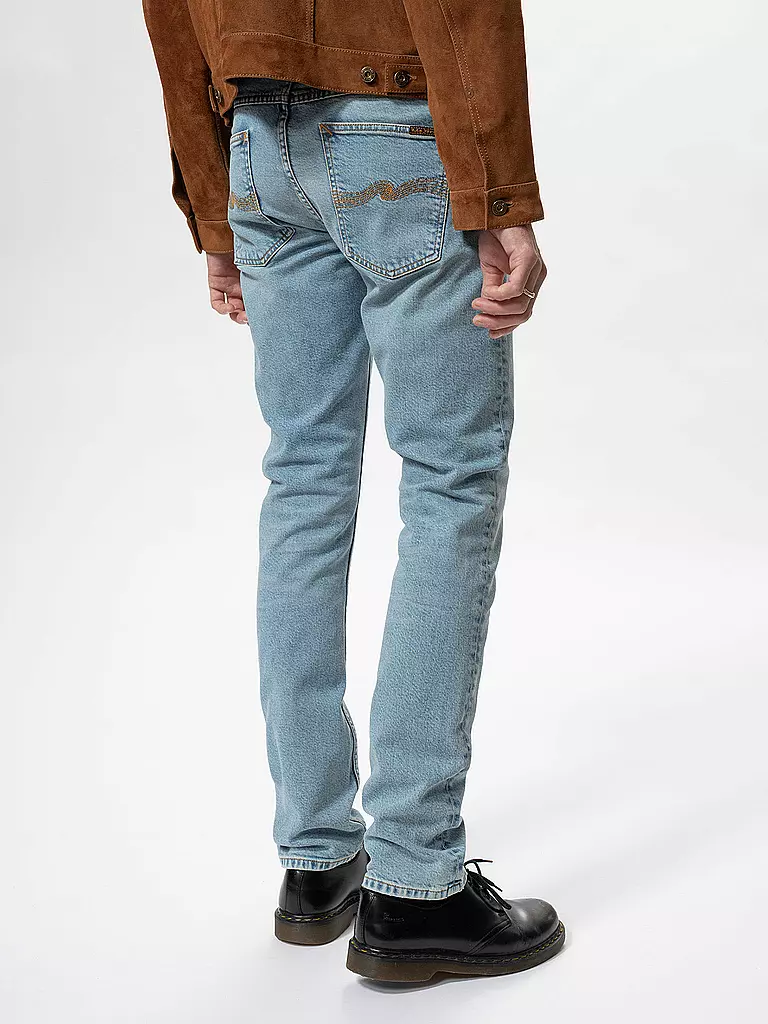 NUDIE JEANS | Jeans Slim Fit LEAN DEAN BLUE NOISE | Blu chiaro