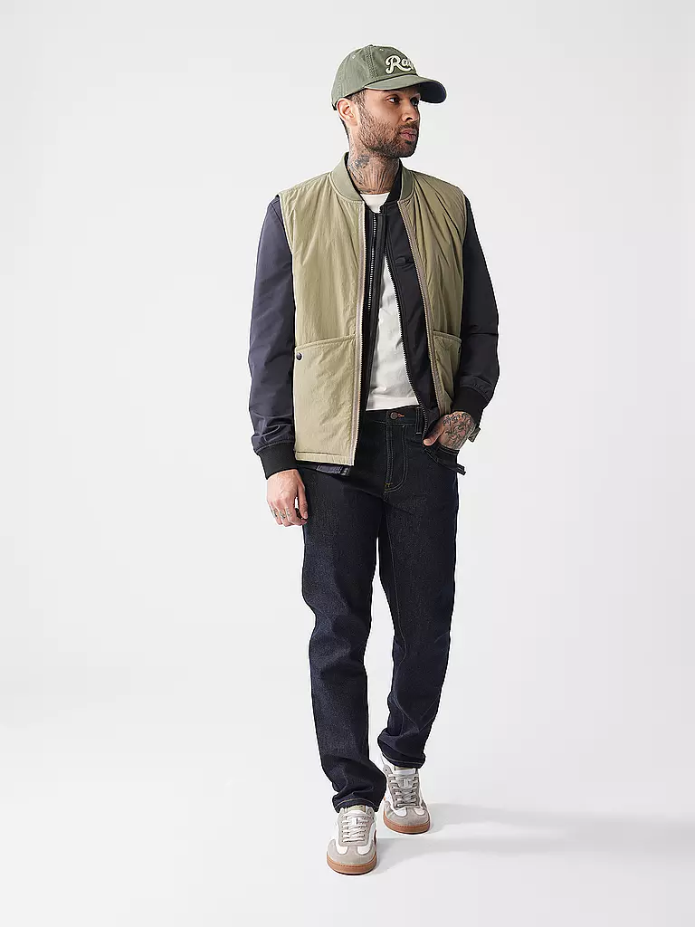 NUDIE JEANS | Jeans Straight Fit SOLID OLLIE | Nero