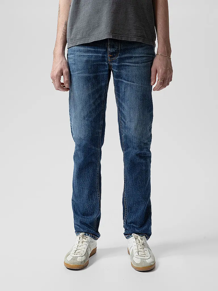 NUDIE JEANS | Jeans Straight Fit SOLID OLLIE | Blu