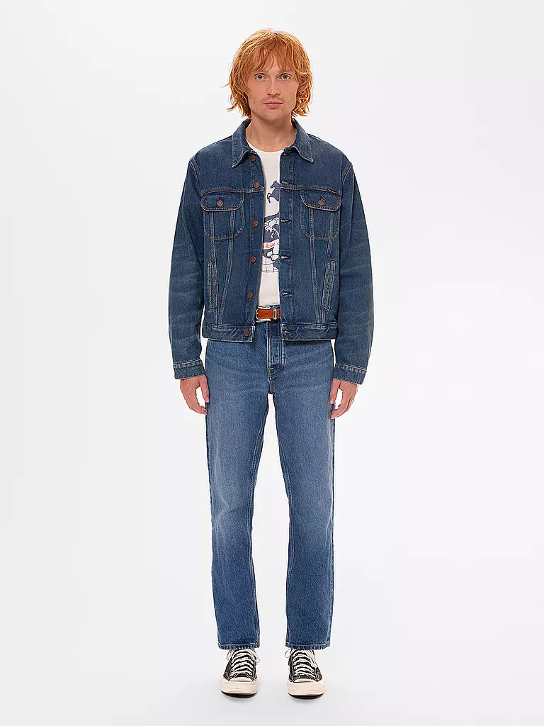 NUDIE JEANS | Jeansjacke DANNY GREASE | Blu