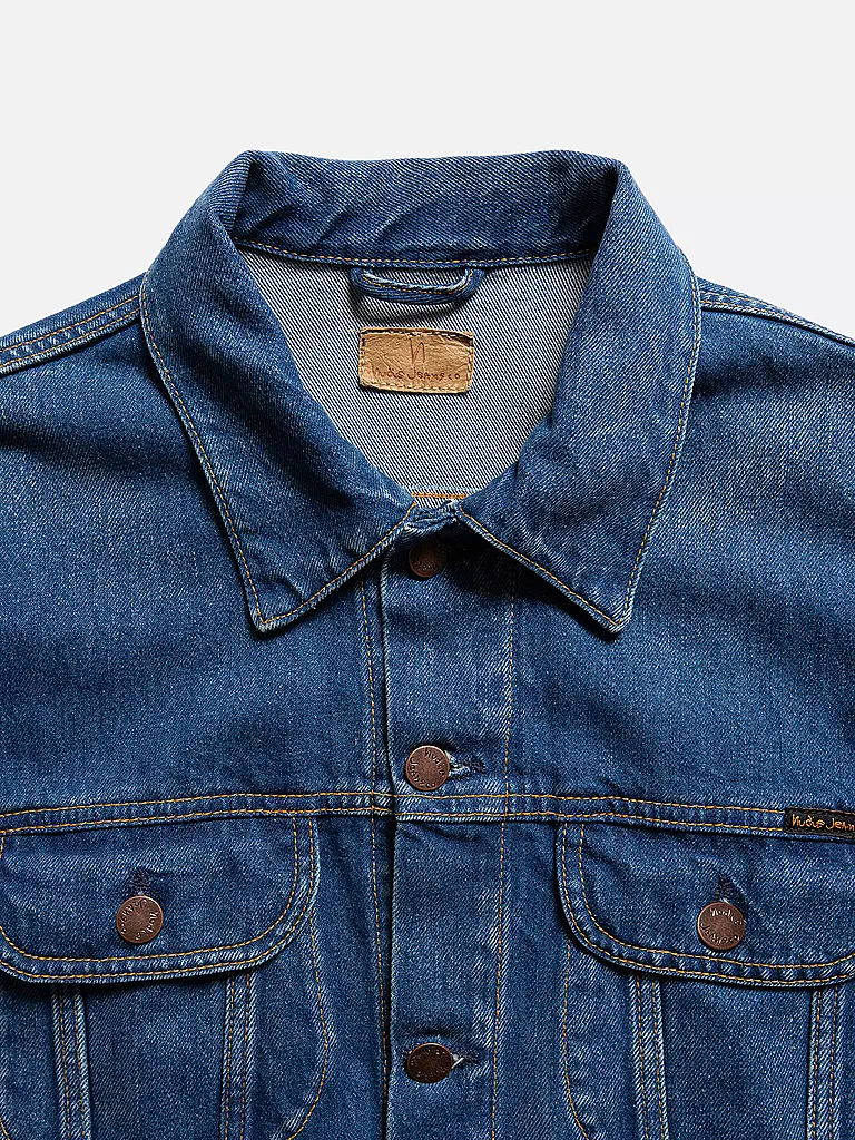 NUDIE JEANS | Jeansjacke DANNY GREASE | Blu