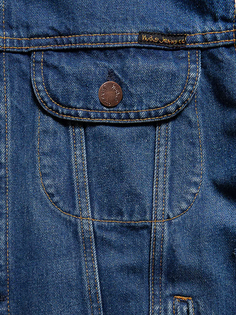 NUDIE JEANS | Jeansjacke DANNY GREASE | Blu