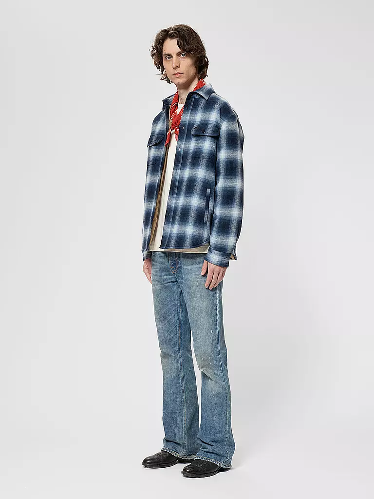 NUDIE JEANS | Overshirt GLENN | Blu