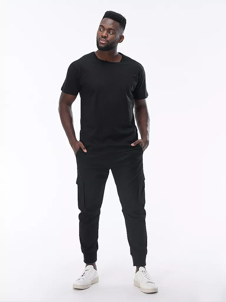 NUDIE JEANS | T-Shirt ROFFE | Nero