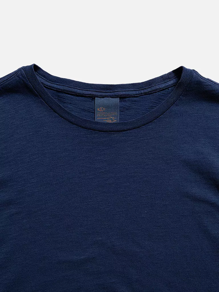 NUDIE JEANS | T-Shirt ROFFE | Blu