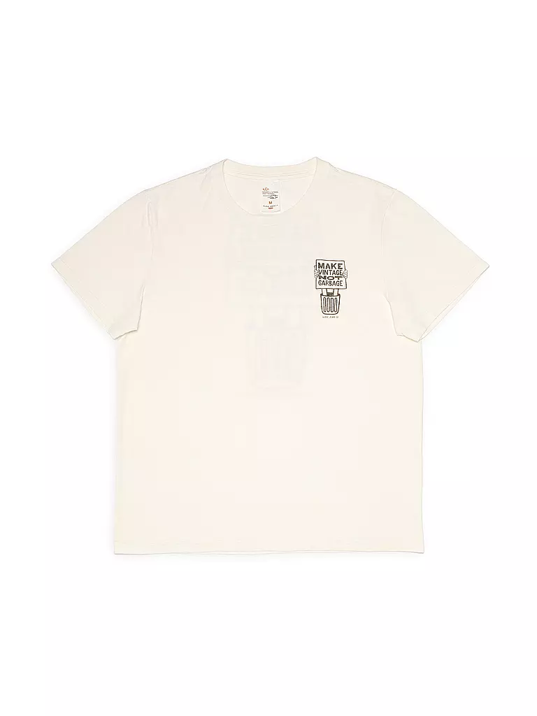 NUDIE JEANS | T-Shirt ROY GARBAGE | Bianco
