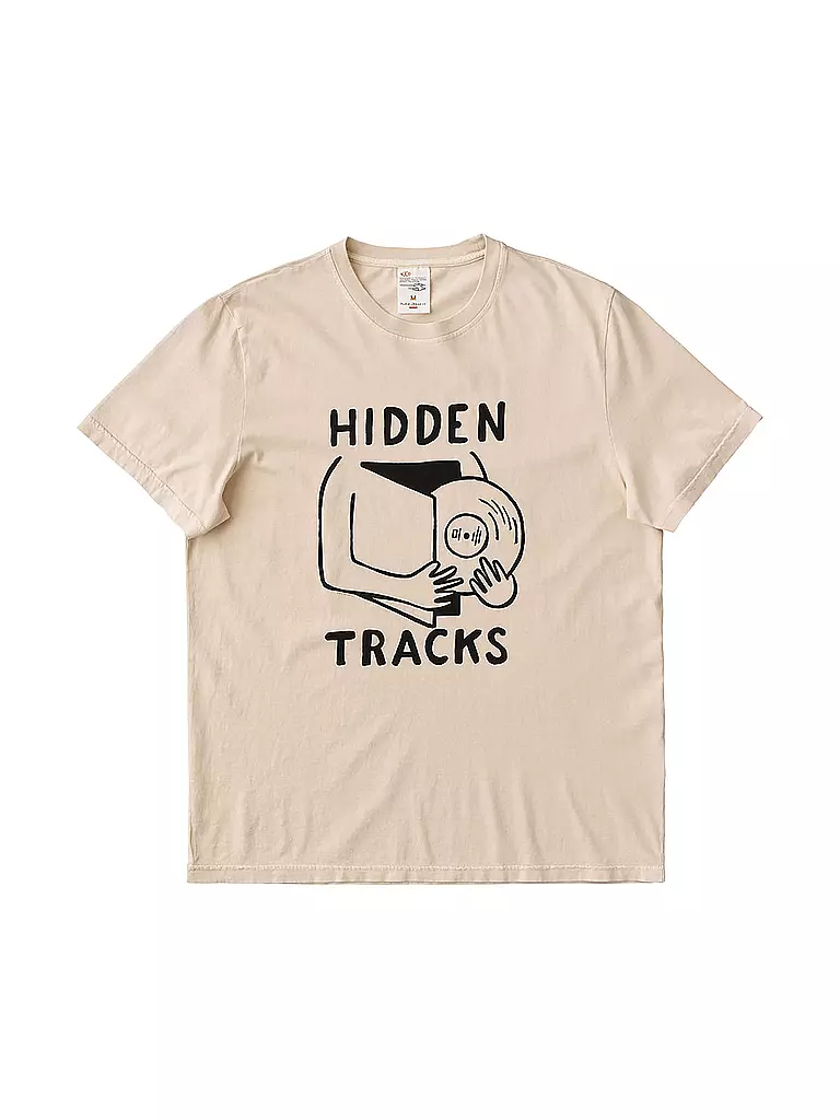 NUDIE JEANS | T-Shirt ROY HIDDEN TRACKS | Crema