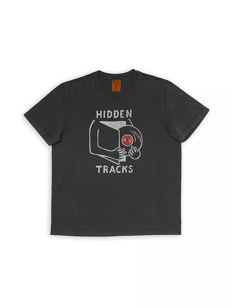 NUDIE JEANS | T-Shirt ROY HIDDEN TRACKS | Grigio