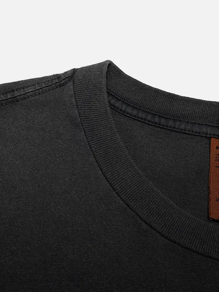 NUDIE JEANS | T-Shirt ROY HIDDEN TRACKS | Grigio