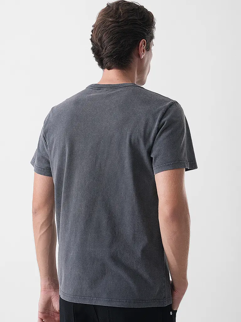 NUDIE JEANS | T-Shirt ROY HIDDEN TRACKS | Grigio
